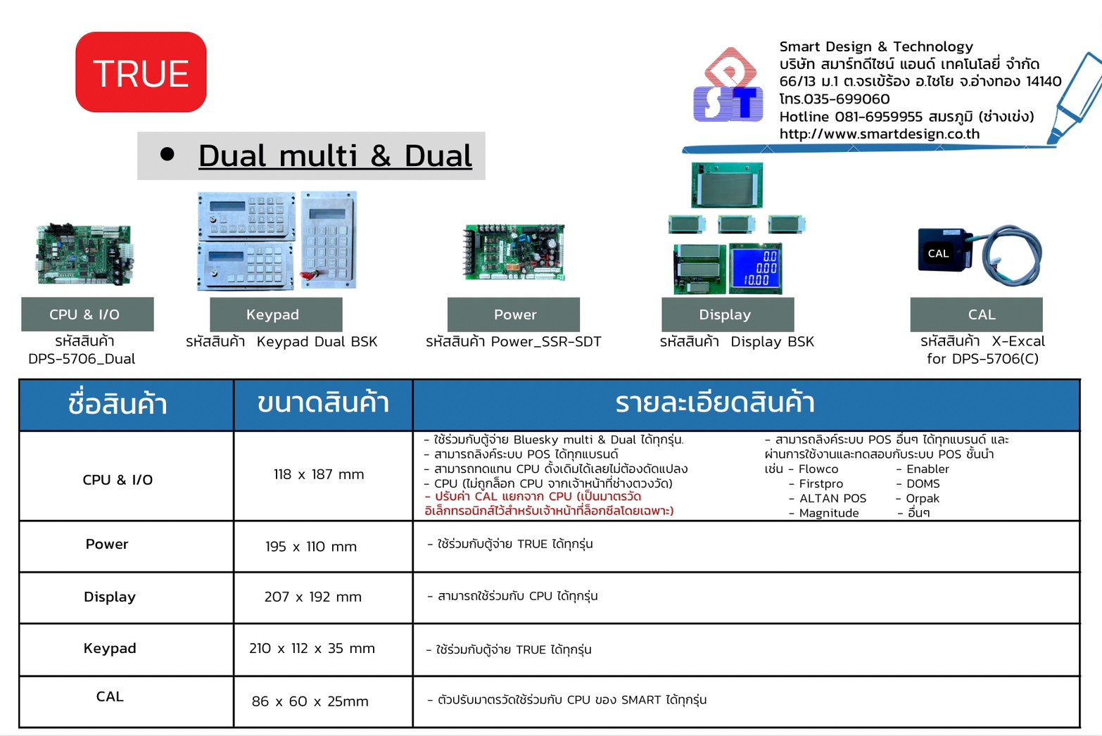 True Multi and Dual